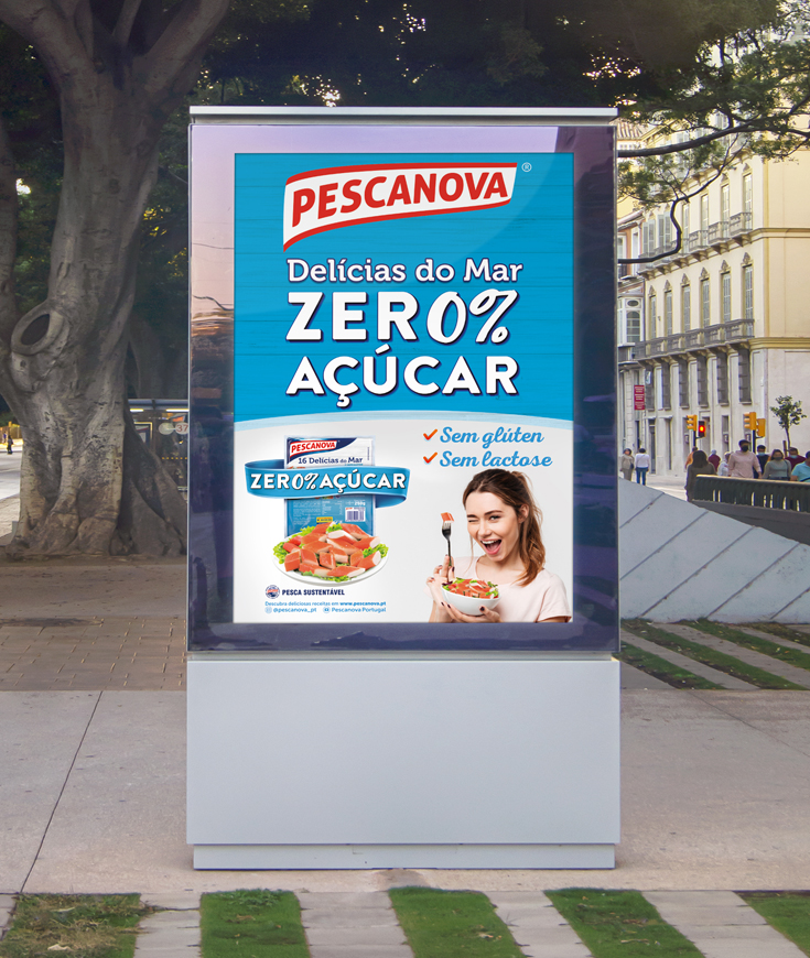 Pescanova Zero Açúcar — capa do projeto