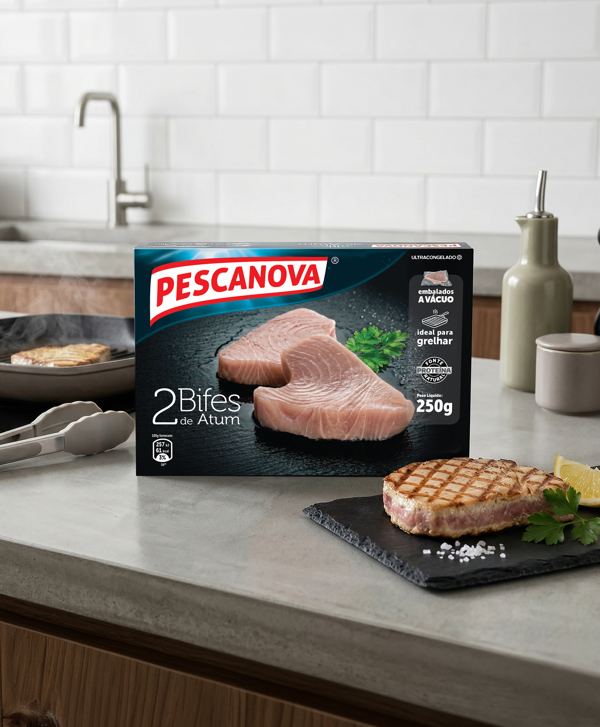 Bifes de Atum Pescanova — capa do projeto