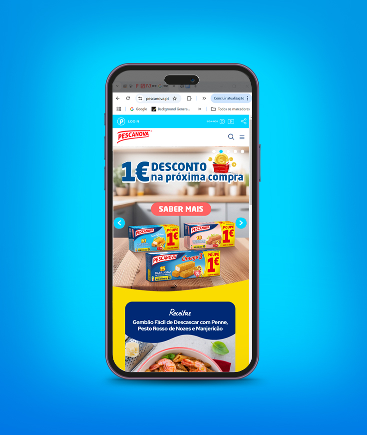 Pescanova Desconto 1 Euro — capa do projeto
