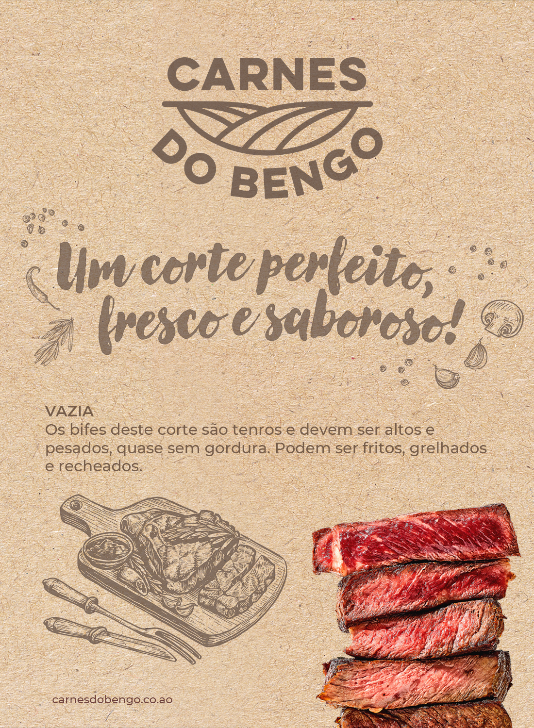 Carnes do Bengo traditional sausages label