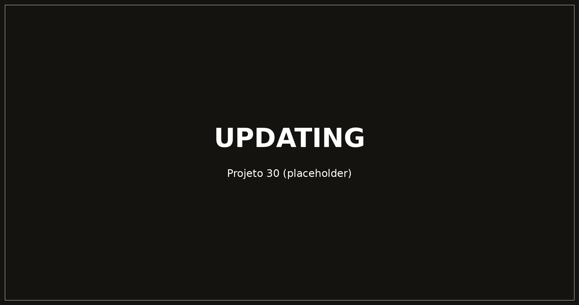 Projeto em atualização
